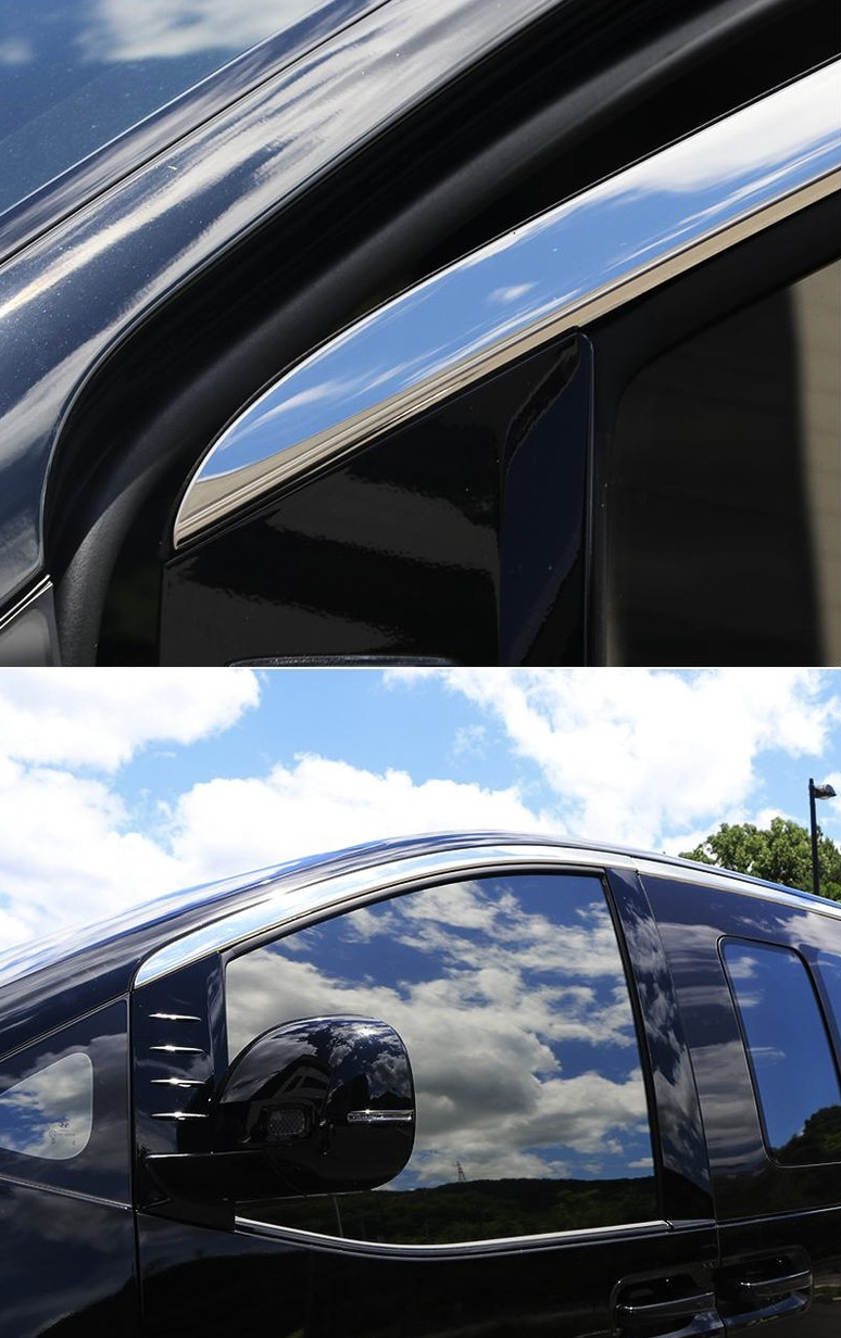 ขอบอะลูมิเนียมแต่งกระจก Hyundai STARIA