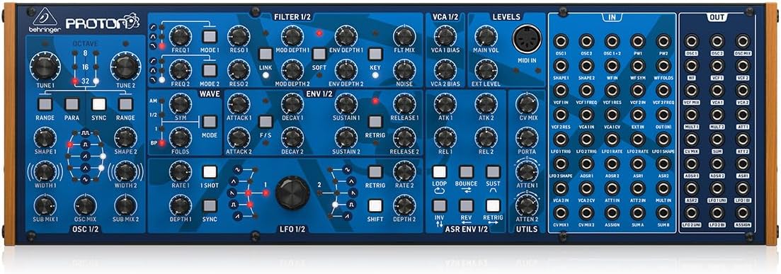 Behringer PROTON Paraphonic Semi-Modular Analog Synthesizer