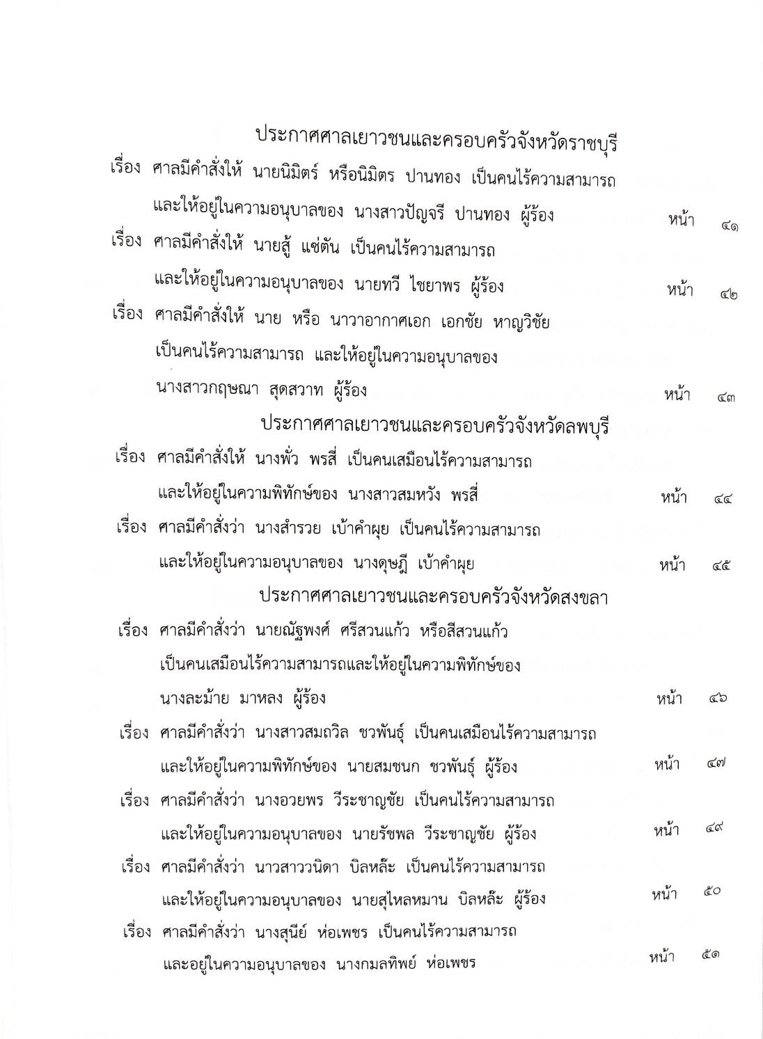 กฎหมายออกใหม่ ตอนที่ 46/67 ประกาศขนส่งทางบกฯ ฉ.2260 - 2262 ประกาศศาลเยาวชนและครอบครัวฯ สมาคม - มูลนิธิ