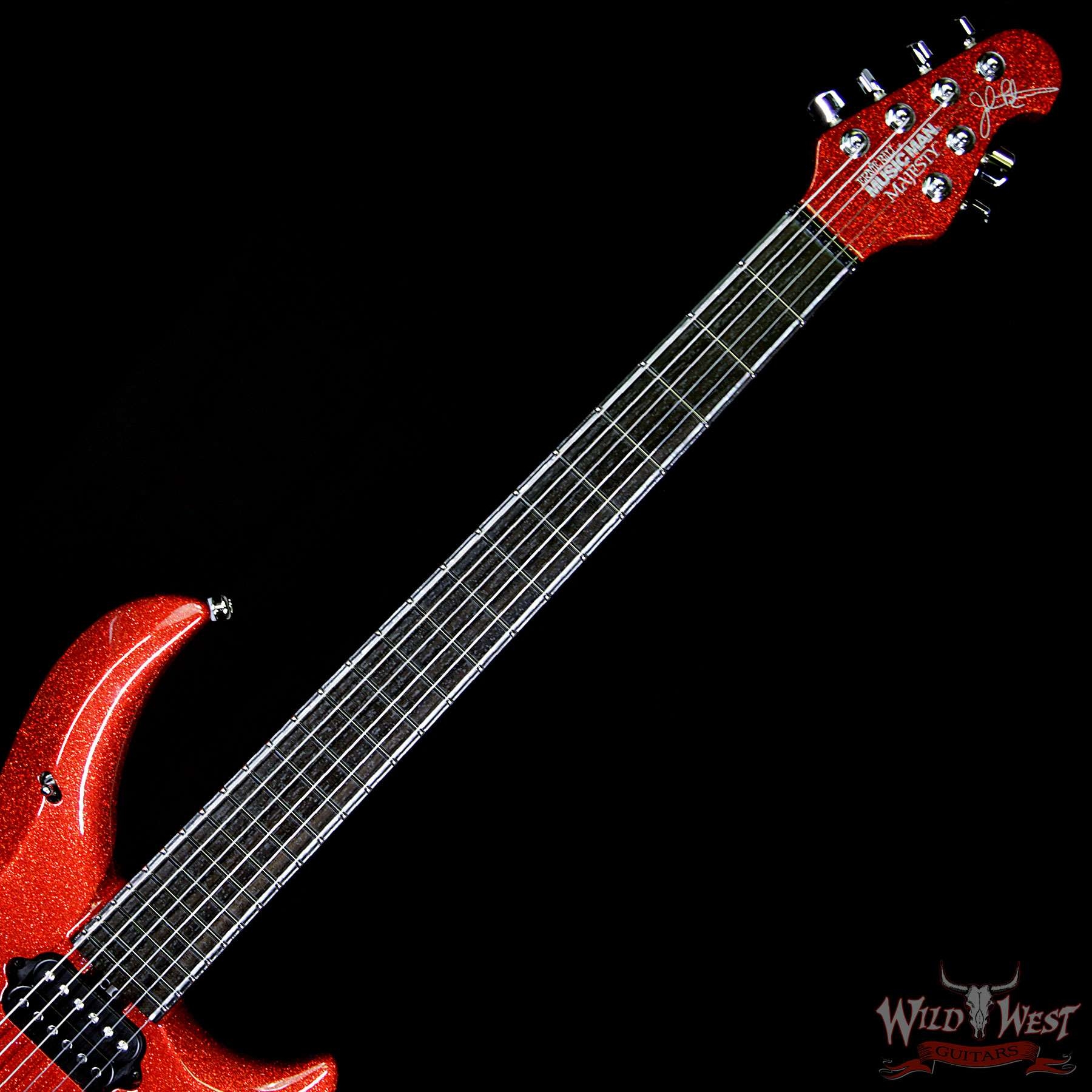 Ernie Ball Music Man BFR Limited Edition #94 of 105 John Petrucci Signed Majesty - Cinnabar Red