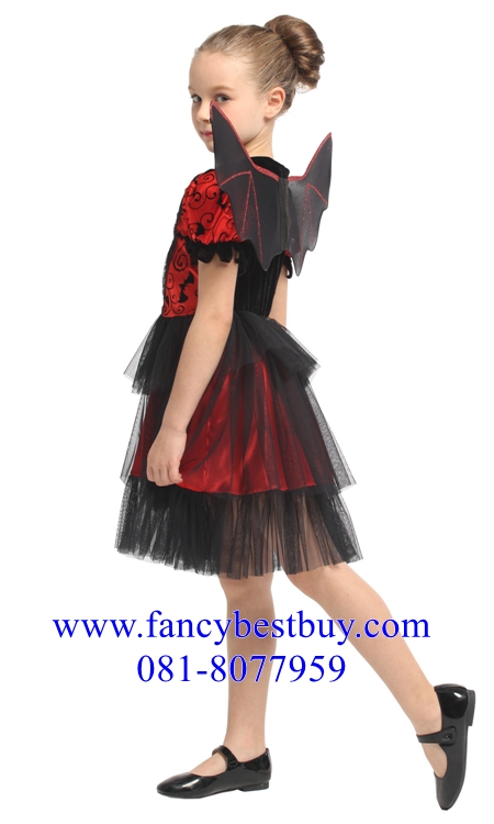 ชุดฮาโลวีนค้างคาว ชุดแบทเกิร์ล Pretty Bat Princess สำหรับฮาโลวีน ขนาด M, L, XL