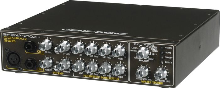Genz Benz Shenandoah Compak 300 SHEN-CPK-H 300W Acoustic Guitar Amp Head Brown