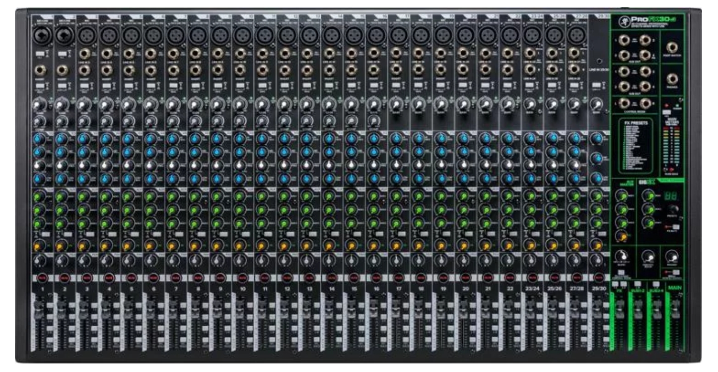 Mackie ProFX30v3 30-channel Mixer with USB and Effects