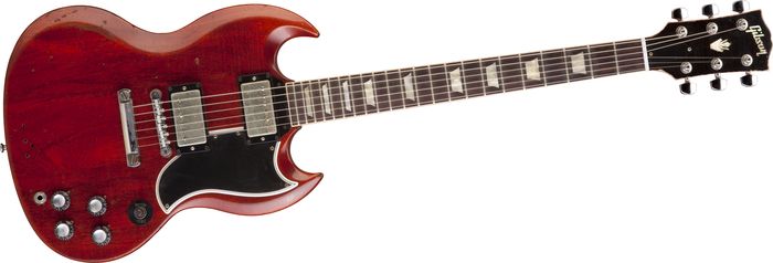 Gibson Custom Dickey Betts SG Aged/Signed Electric Guitar Vintage Red