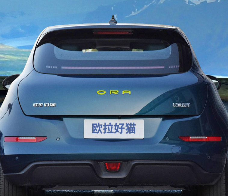 ตัวอักษรท้าย สติกเกอร์ตกแต่งโลโก้ท้ายรถ สะท้อนแสง รถยนต์ไฟฟ้า ORA Good Cat