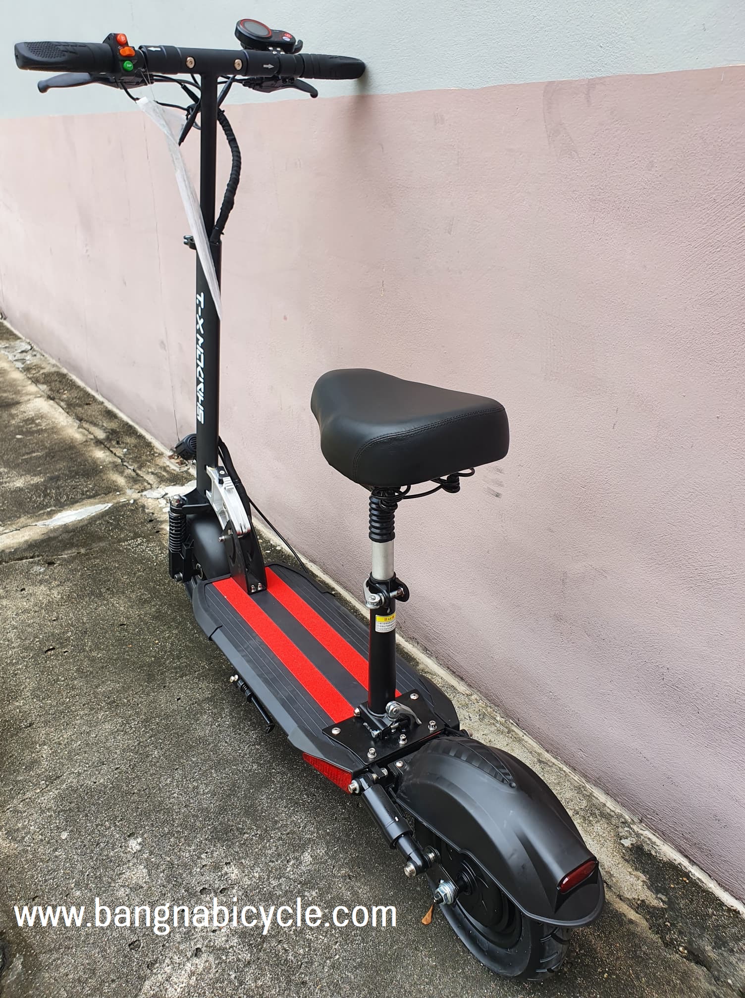 สกู๊ตเตอร์ไฟฟ้าใช้ได้ทั้งนั่งและยืน SHADOW X1 500W มีไฟเลี้ยว ไฟเบรค