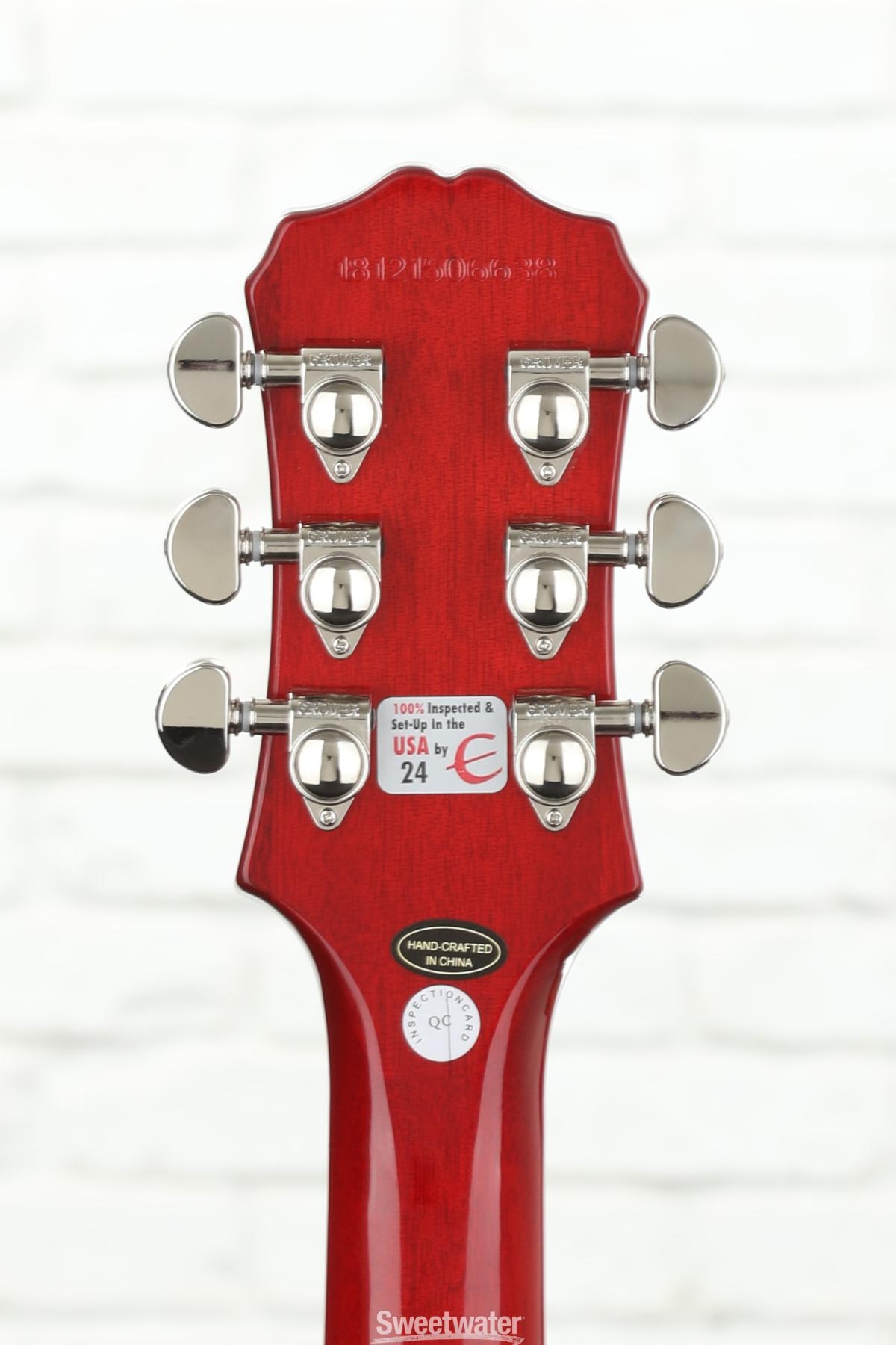 Epiphone Les Paul PlusTop PRO Left-Handed Electric Guitar Heritage Cherry Sunburst