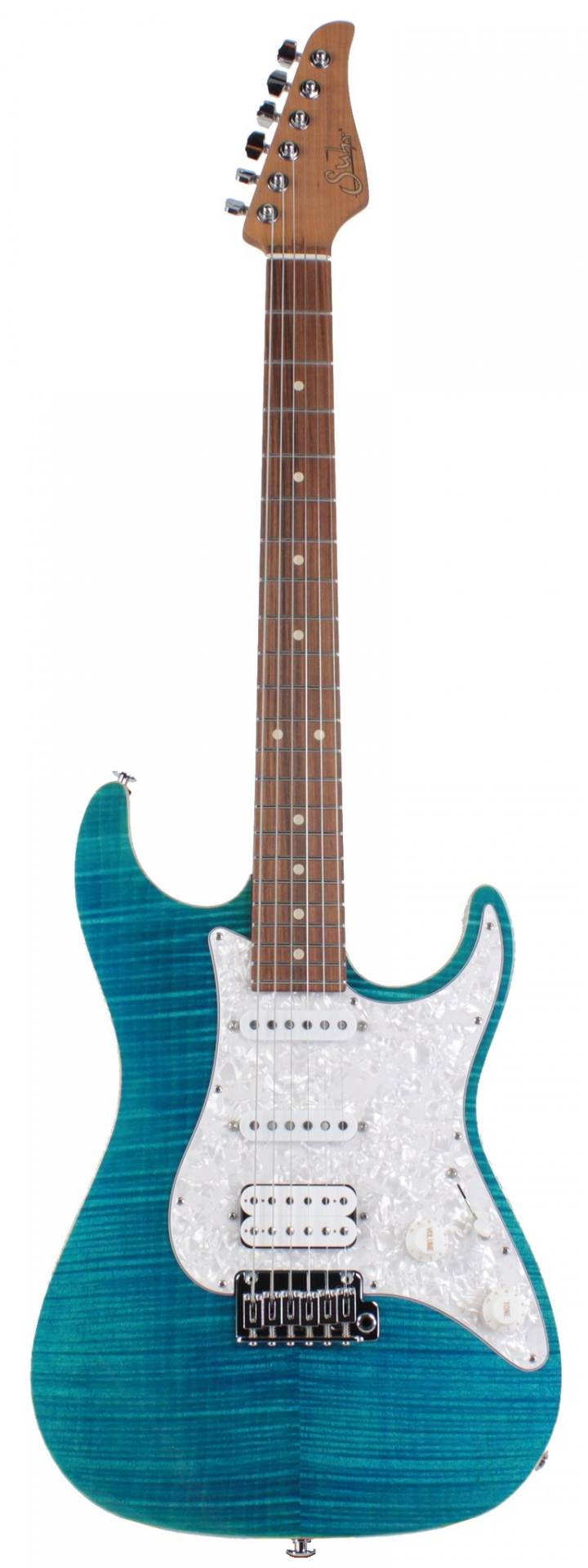 Suhr Standard Plus Guitar - Bahama Blue, Pau Ferro