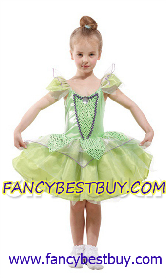 ชุดเจ้าหญิงน้อยแฟนซีเด็ก หรือ Green Angel/Fairy สีเขียว ขนาด L, XL