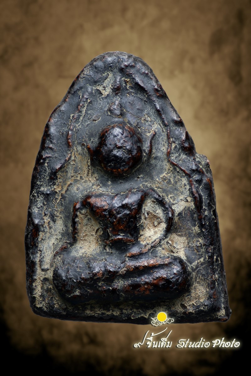 พระขุนแผนบ้านกร่าง พรายคู่ตัดเดี่ยว หน้ามงคล ลงรัก จ.สุพรรณบุรี