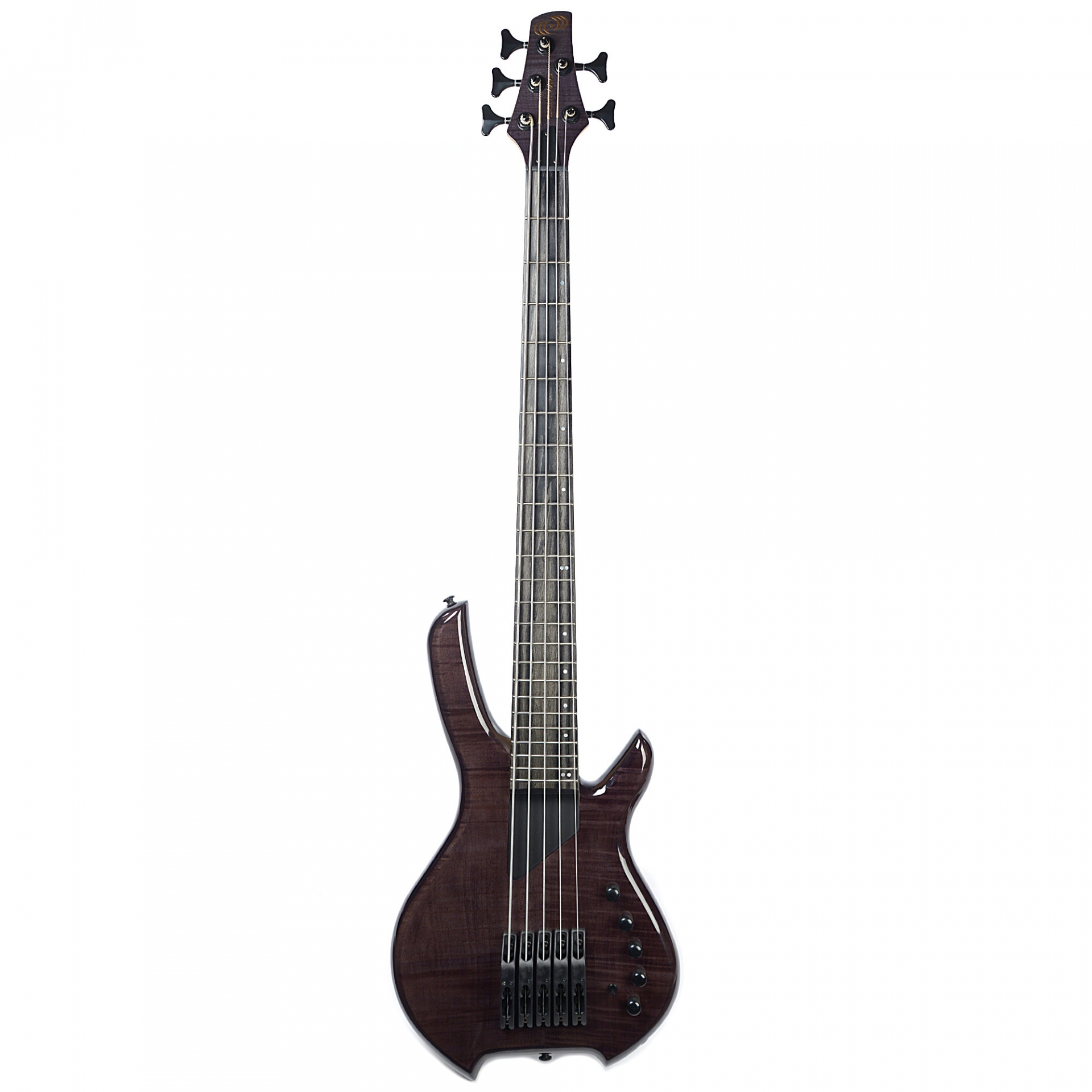 Lightwave Saber Bass VL-5 String Fretted Bass Transparent Black