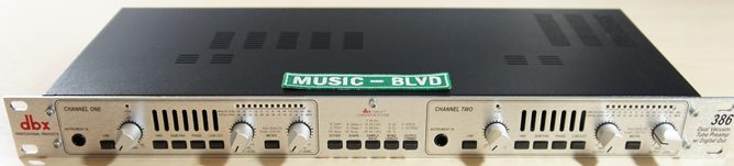 dbx 386 Dual-Vacuum Tube Preamp