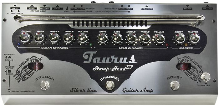 Taurus Stomp-Head 4.SL High Gain 70/40W Guitar Head Black