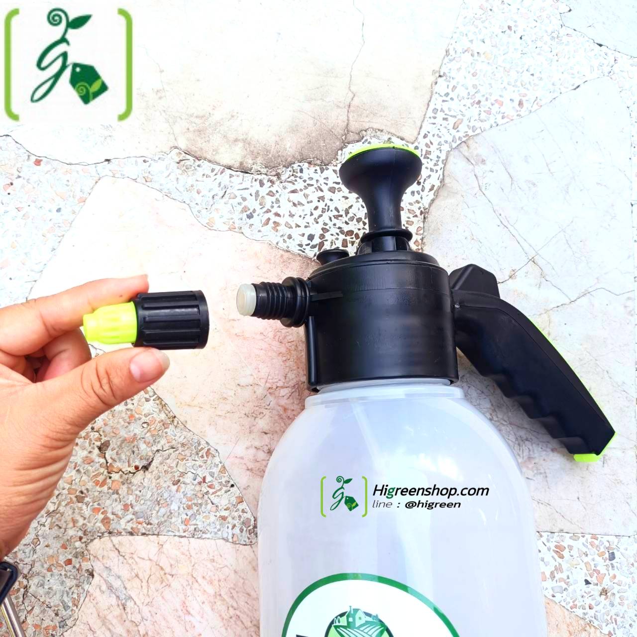 กระบอกฉีดพ่นยาใส 2 ลิตร + ก้านหัวฉีด