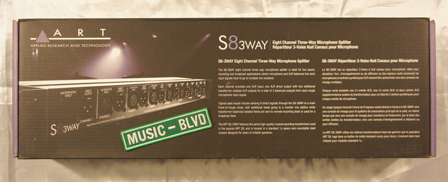 ART S8-3Way Eight-Channel Three-Way Mic Splitter