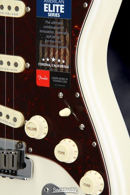 Fender American Elite Stratocaster, Rosewood - Olympic Pearl