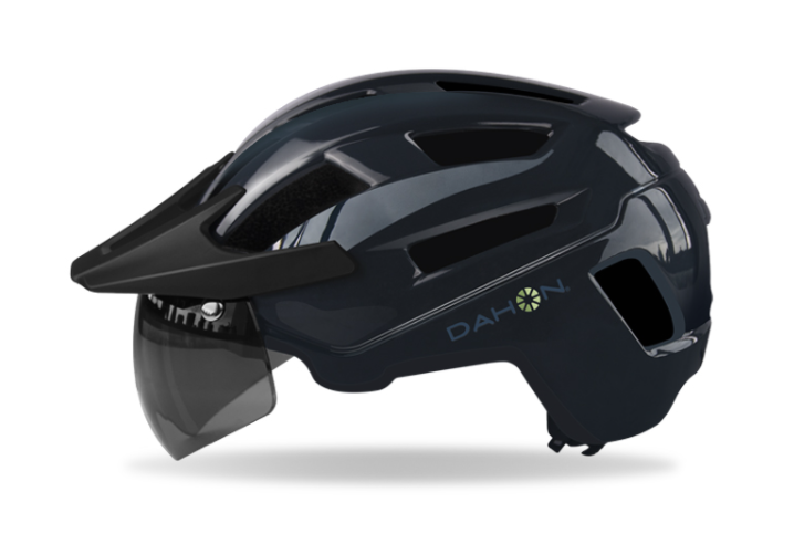 หมวก Dahon Integrated มีไฟ USB แว่นกันแดดแบบแม่เหล็กคนใส่แว่นก็ใส่ได้