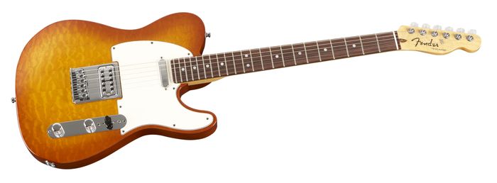 Fender Custom Shop Limited Bent Top Telecaster Electric Guitar Honey Burst Rosewood Fingerboard
