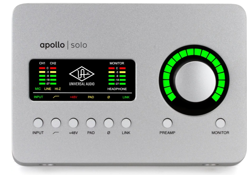Universal Audio Apollo Solo USB-C Audio Interface with UAD DSP