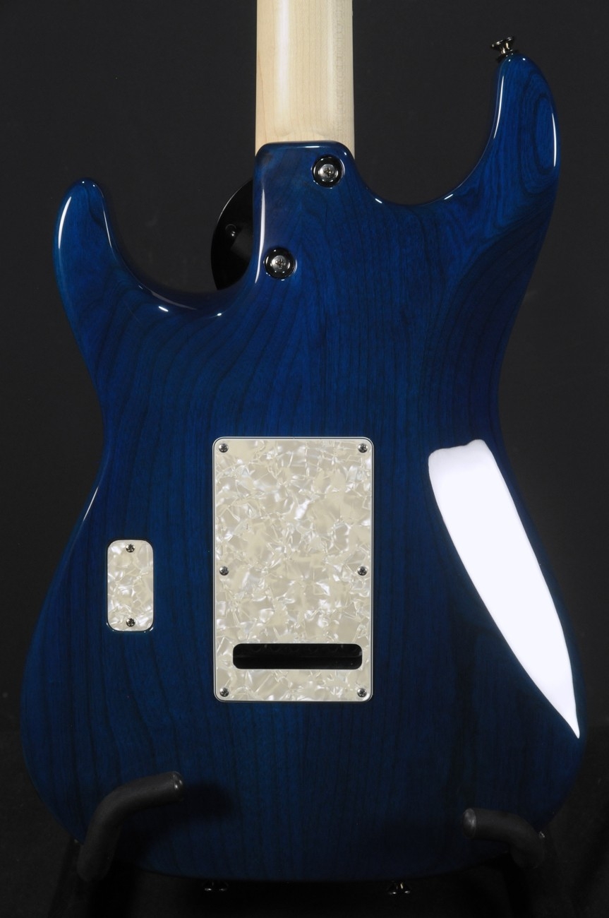 Tom Anderson Hollow Drop Top Classic - Cajun Blue w/ Binding No.1416