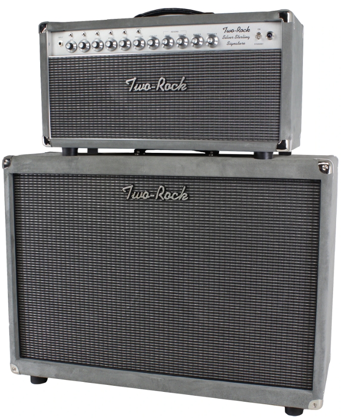 Two-Rock Silver Sterling Signature 150/75 Head/Cab, Silver Suede