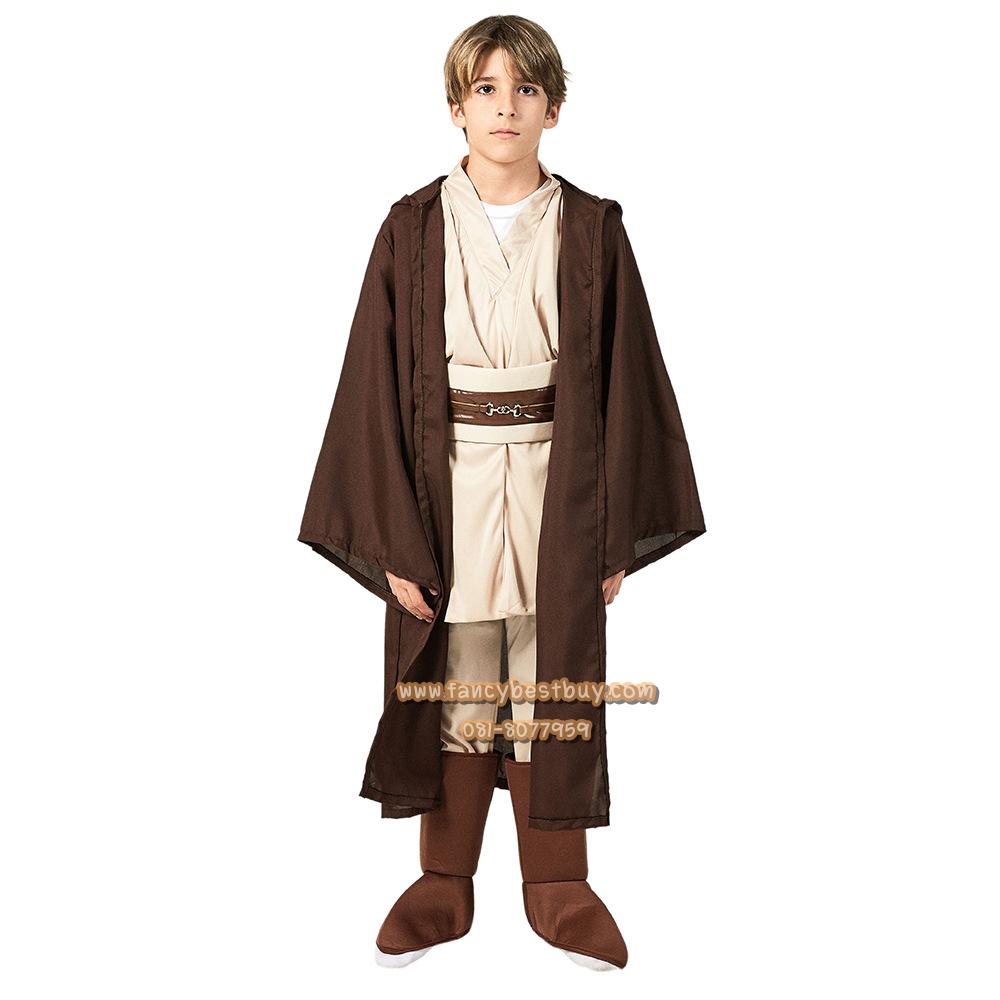 ชุด Star Wars ชุดเจได มีขนาด S 105-120, M 120-135, L135-145, XL 145-155