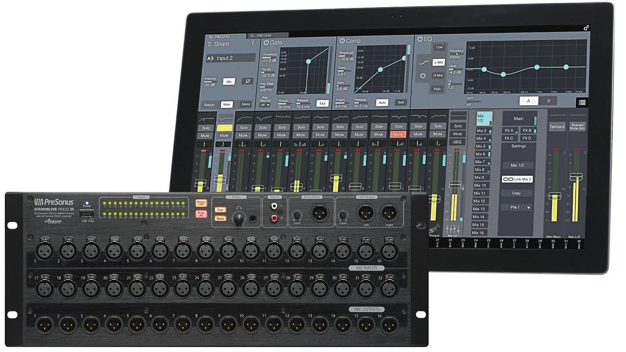 PreSonus StudioLive RM32AI Rack Mount Mixer