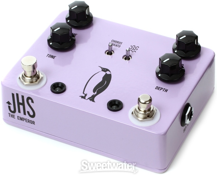 JHS Emperor Chorus / Vibrato Pedal with Tap Tempo