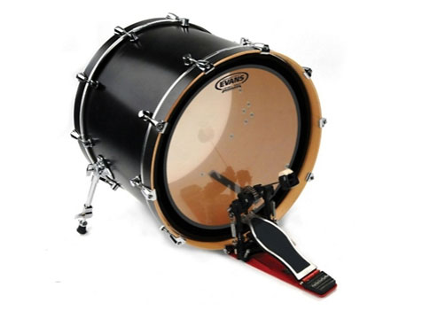Evans EMAD Heavyweight Clear Batter Bass Drumhead