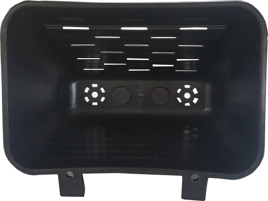 กระถางต้นไม้สวนแนวตั้ง ขนาดใหญ่ สีดำ