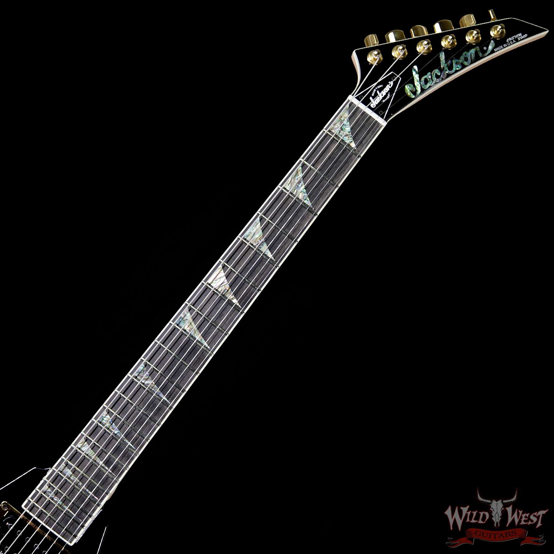 Jackson Custom Shop Randy Rhoads RR1T Mahogany Body Lightning Sky Graphic By Dan Lawrance