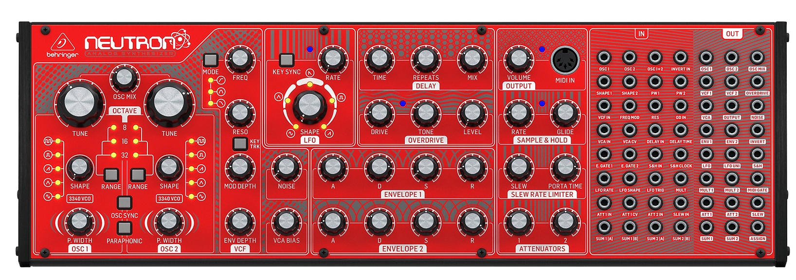 Behringer NEUTRON Paraphonic Analog and Semi-Modular Synthesizer