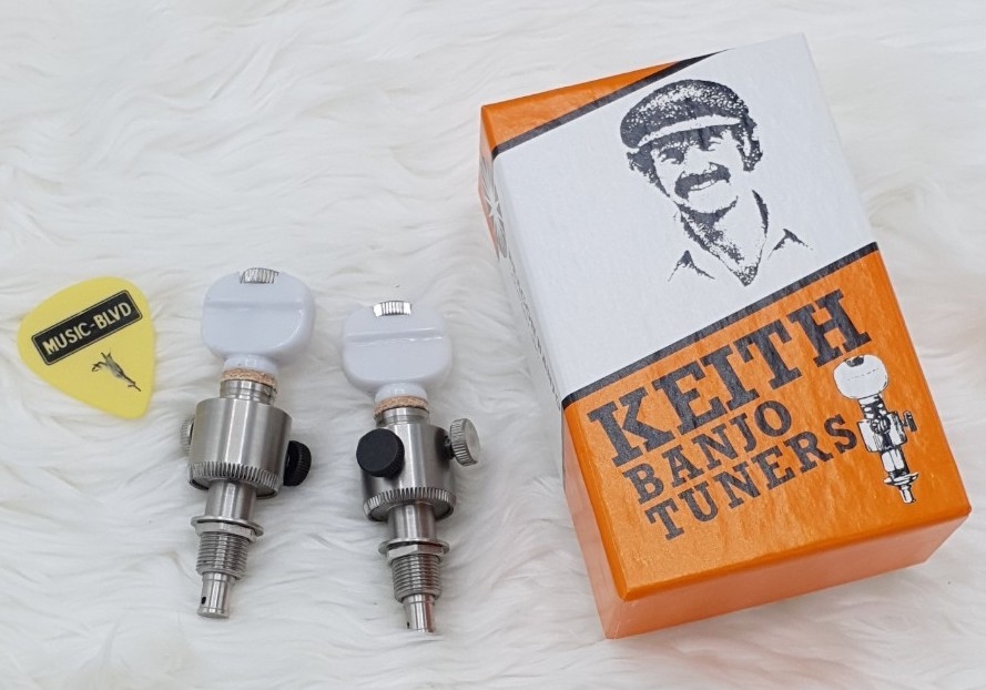 Keith Banjo Tuners Stainless Steel D-Tuners 1/2 (for guitar)