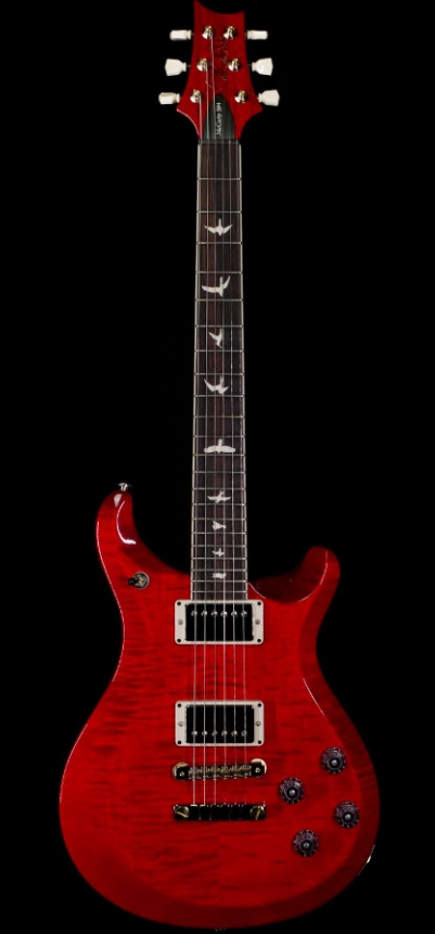 PAUL REED SMITH PRS S2 MCCARTY 594 FLAME MAPLE TOP SCARLET RED