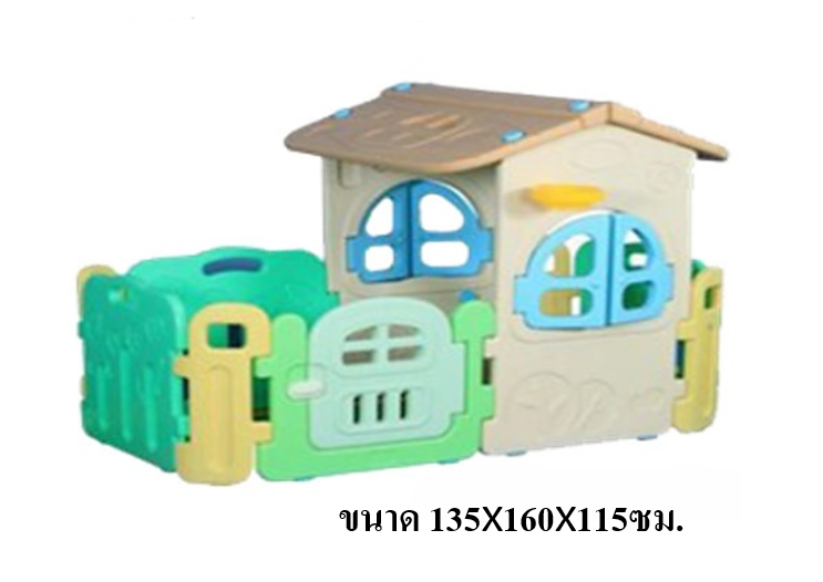บ้านล้อมรั้ว มีคอกกั้น,บ้านสุนัข,คอกกั้น,บ้านพลาสติก, ของเล่นหมา,dog playground ,สินค้าพร้อมส่ง