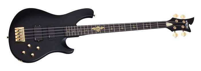 Schecter Guitar Research Johnny Christ Signature Bass Guitar Satin Black