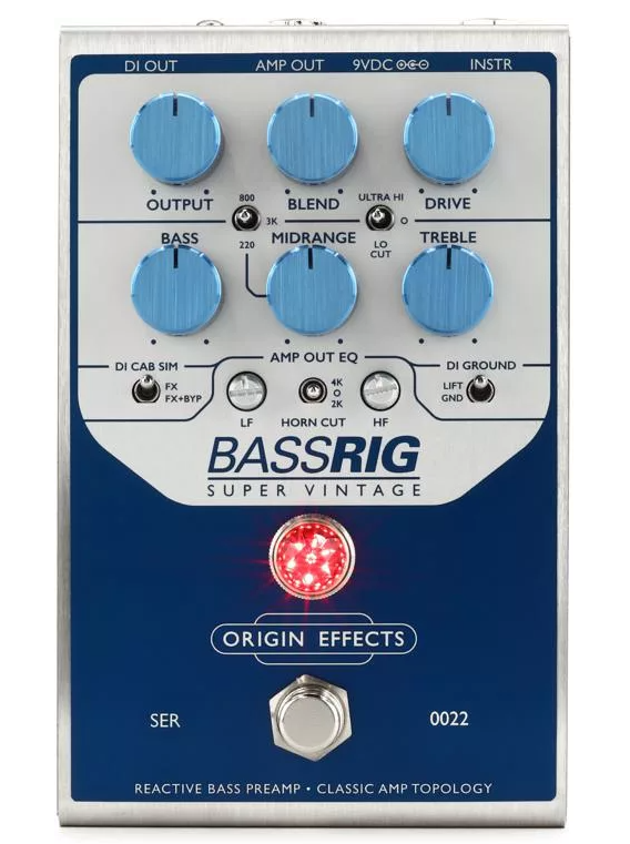 Origin Effects BassRig Bass Preamp Pedal
