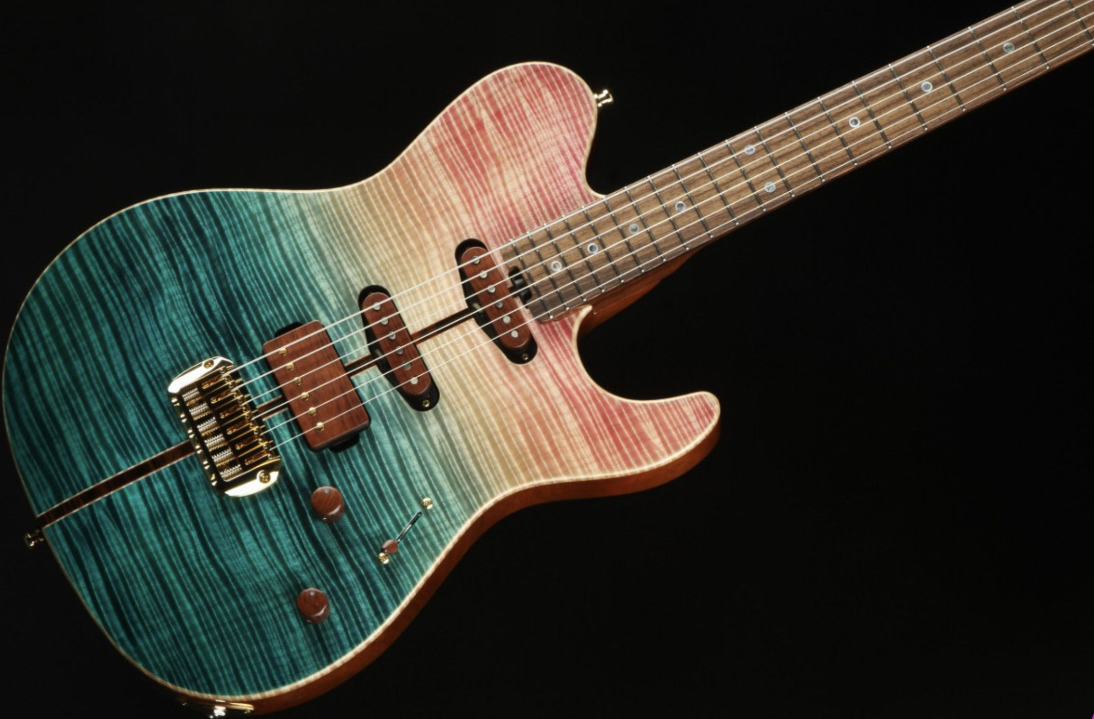 ESP Exhibition Limited 2021 EX21-08 Throbber-CTM - Pink/Turquoise Fade