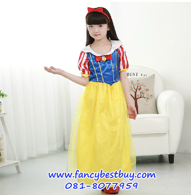 Snow white ชุดเจ้าหญิงเทพนิยายในปราสาทดีสนีย์ Disney Princess ขนาด L, XL