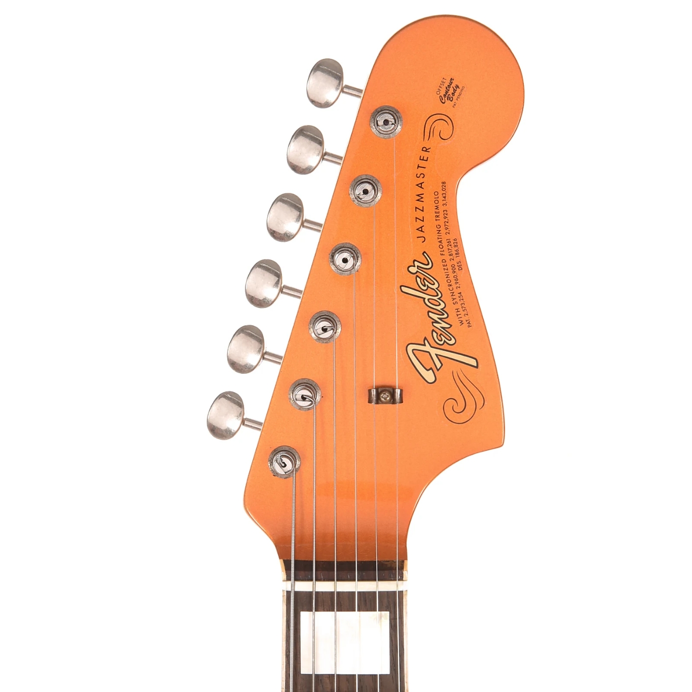 Fender Custom Shop 1966 Jazzmaster Chicago Special Journeyman Relic Super Faded Candy Tangerine w/Painted Headcap