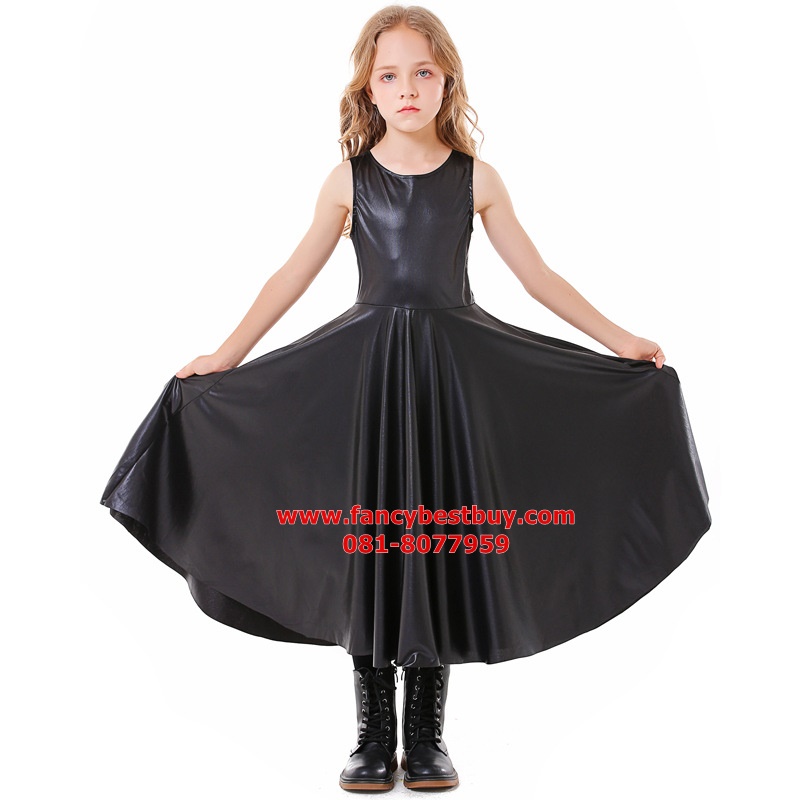 ชุดแฟนซีเด็ก ชุดมาเลฟิเซนต์ นางฟ้าปีศาจ Maleficent ชุดแฟนซีผู้หญิง ขนาด 140