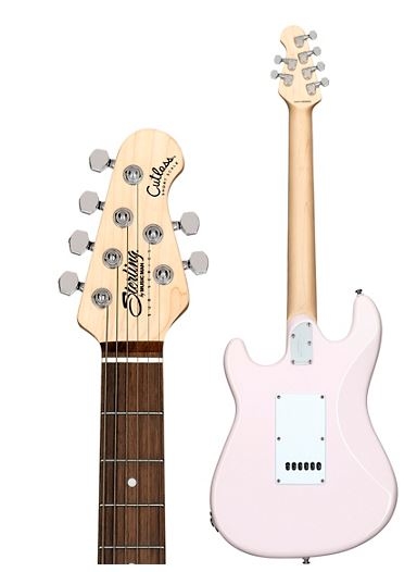 Sterling by Music Man Cutlass Short Scale HS Electric Guitar Shell Pink