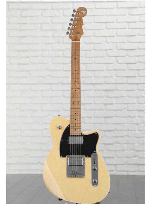 Reverend Crosscut Solidbody Electric Guitar with Maple Fingerboard