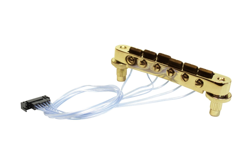 Graph Tech GHOST ResoMax NV Bridge for 4mm Posts Gold