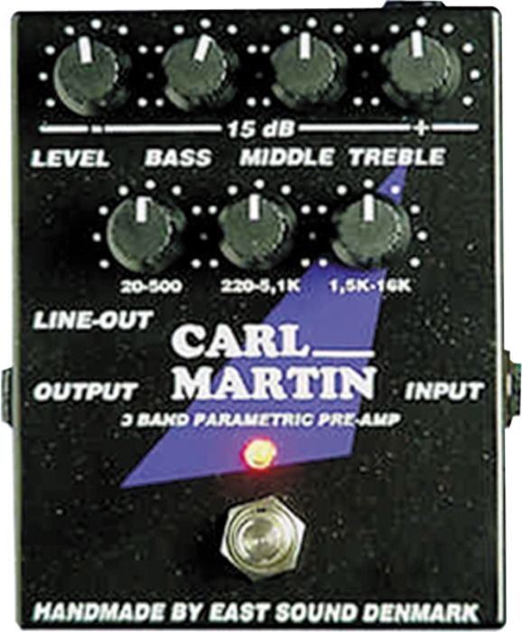 Carl Martin 3-Band Parametric EQ/Pre-amp