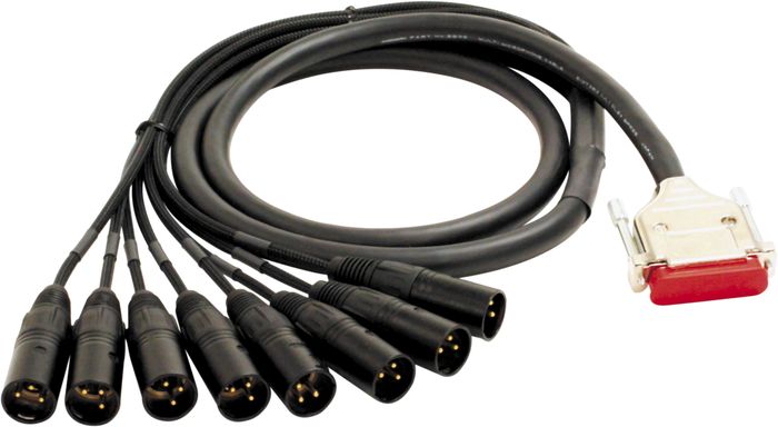 Mogami Gold 8 Channel DB25-XLR Male Snake Cable