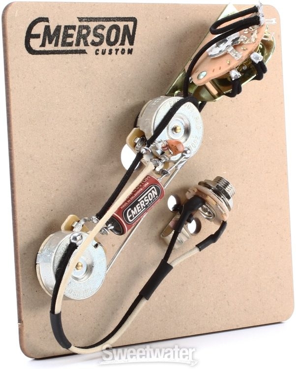 Emerson Custom 3-way Prewired Kit for Fender Telecasters - 250k Pots