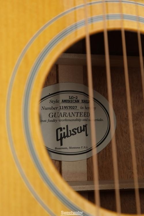 Gibson Acoustic LG-2 American Eagle - Antique Natural