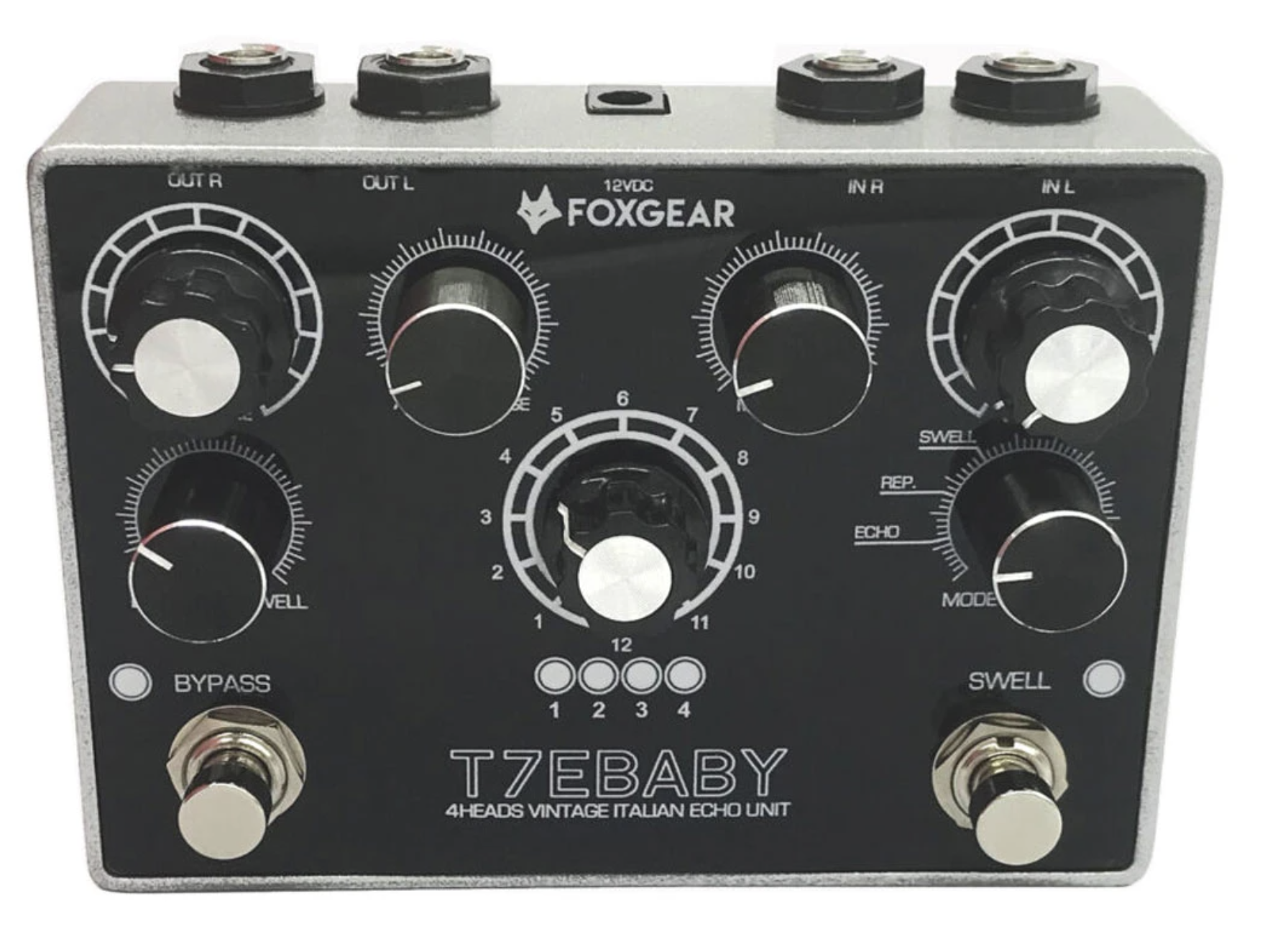 FoxGear Baby 4-Head Stereo Vintage Echo Pedal