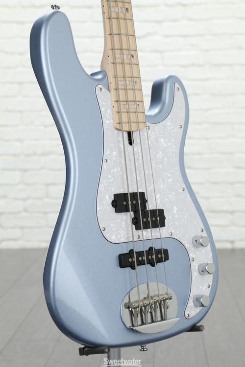 Lakland Skyline 44-64 Custom P/J - Ice Blue Metallic